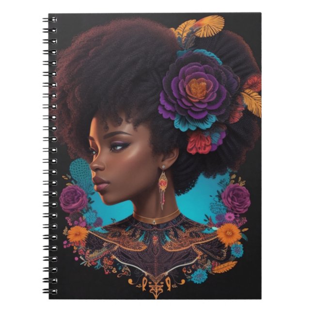 Afro Chic Classics Anteckningsbok (Framsidan)