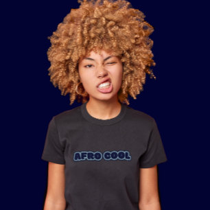 Afro Coola - Grått African Women's Text T Shirt