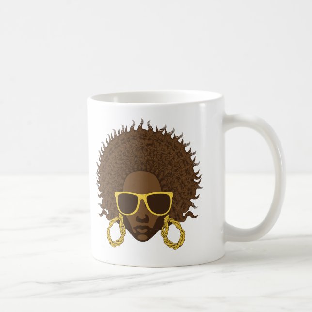 Afro- coola kaffemugg (Höger)