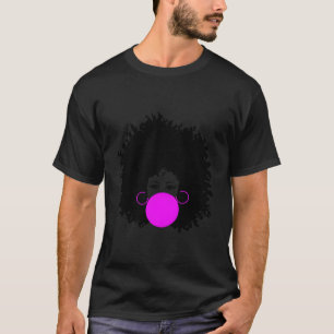 Afro Curly Natural Hair African Black Wom T Shirt