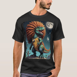 Afro Dino Cosmic Warrior Kostym Tee