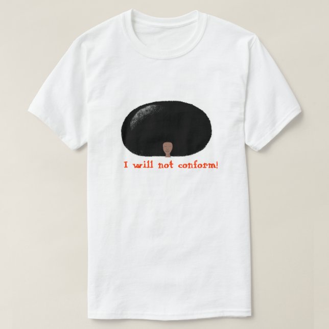 afro--dite-e halv liter. 2 tee shirt (Design framsida)