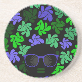 Afro Diva Grönt & Blue Underlägg