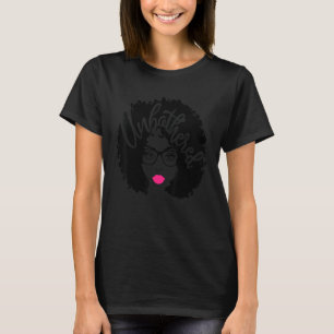 Afro Diva Rosa Läppar Melanin Black Girl Magic Unb T Shirt