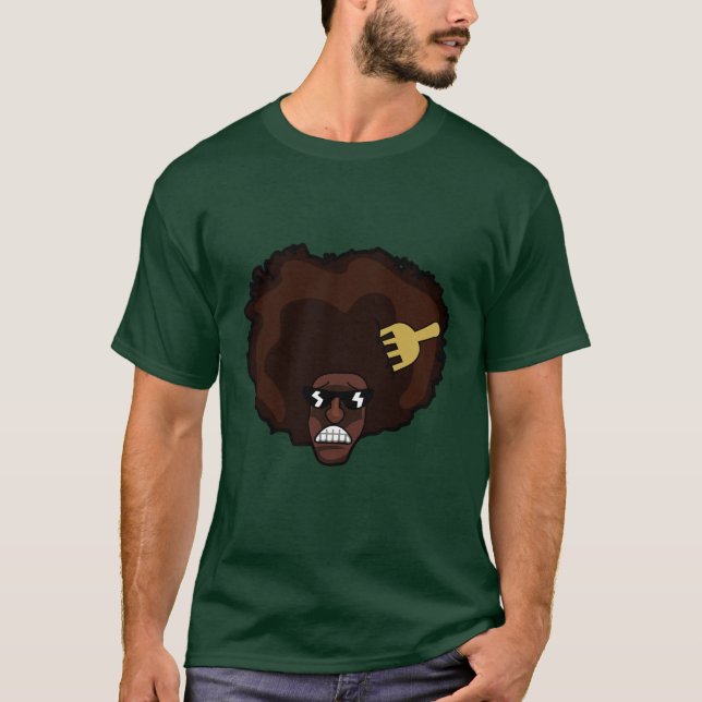 Afro- Dude Tee Shirt (Framsida)