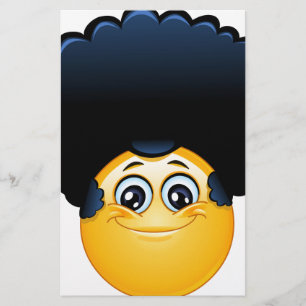 afro emoji brevpapper