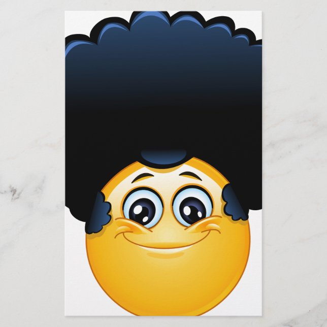 afro emoji brevpapper (Framsida)