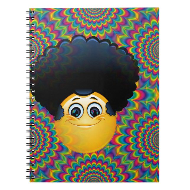 afro emojis anteckningsbok (Framsidan)