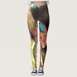 Afro- felik damasker leggings