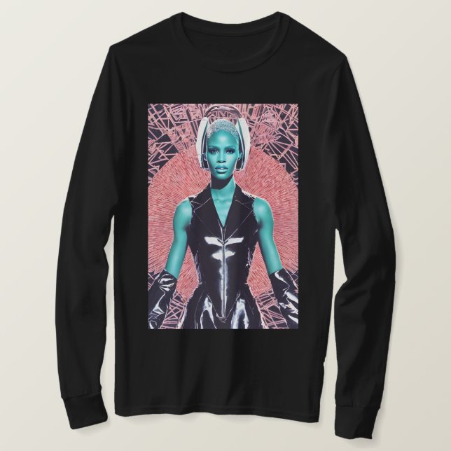 Afro Framtid T Shirt (Design framsida)