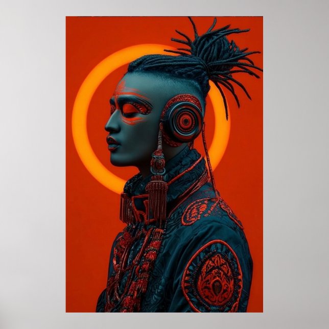 Afro-future Poster (Framsidan)