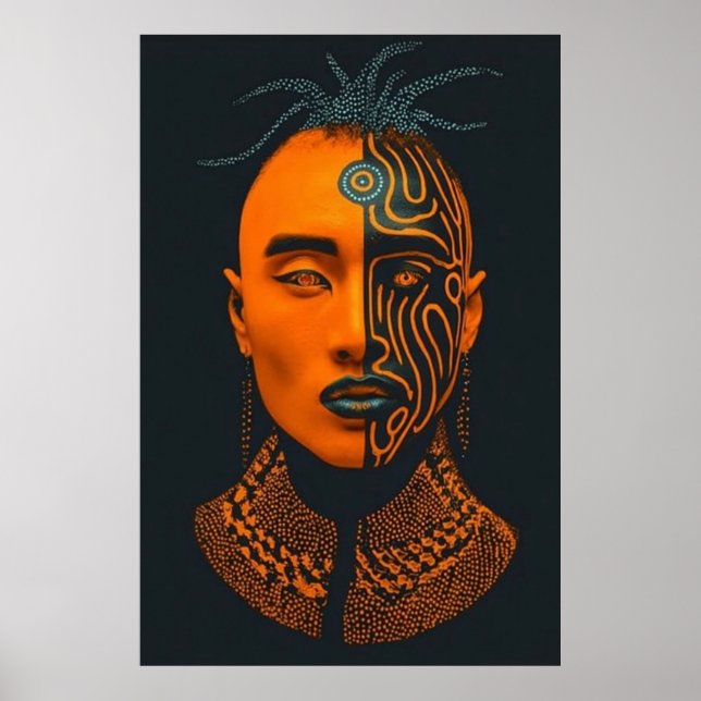 Afro futuristiska 2 poster (Framsidan)