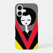 Afro Geisha Iphone-fodral