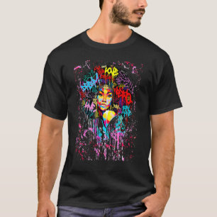Afro Girl African Quote Graphic Black History Mon T Shirt