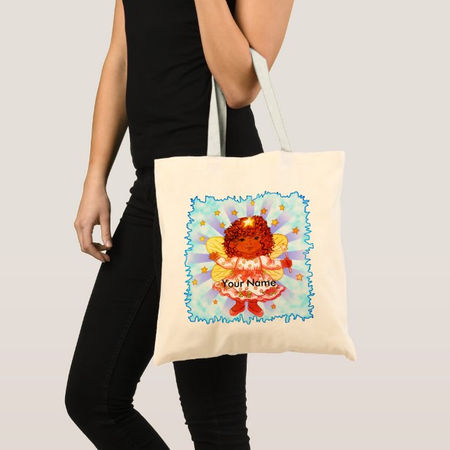 Afro Girl Fairy tothe bag Tygkasse (Framsida (produkt))