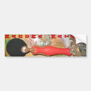 Afro Glam: En timodig skönhet Bildekal