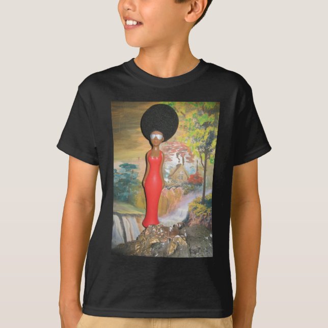Afro Glam: En timodig skönhet Tee (Framsida)