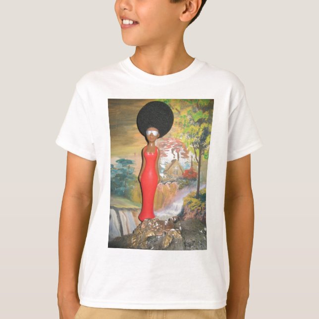 Afro Glam: En timodig skönhet Tee (Framsida)