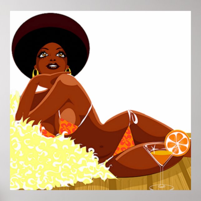Afro Goddess Poster (Framsidan)