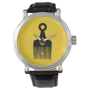 Afro Hair Peace Armbandsur