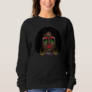 Afro Hår Kvinnor Svart Historia Afroamerikansk Fri T Shirt