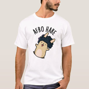 Afro Hare Funny kanin med Afro Pun T Shirt