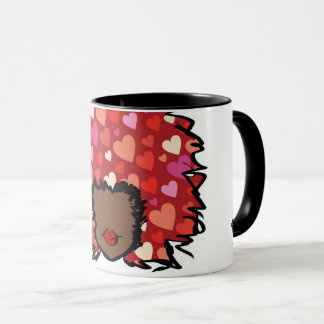 Afro Heart Mugg