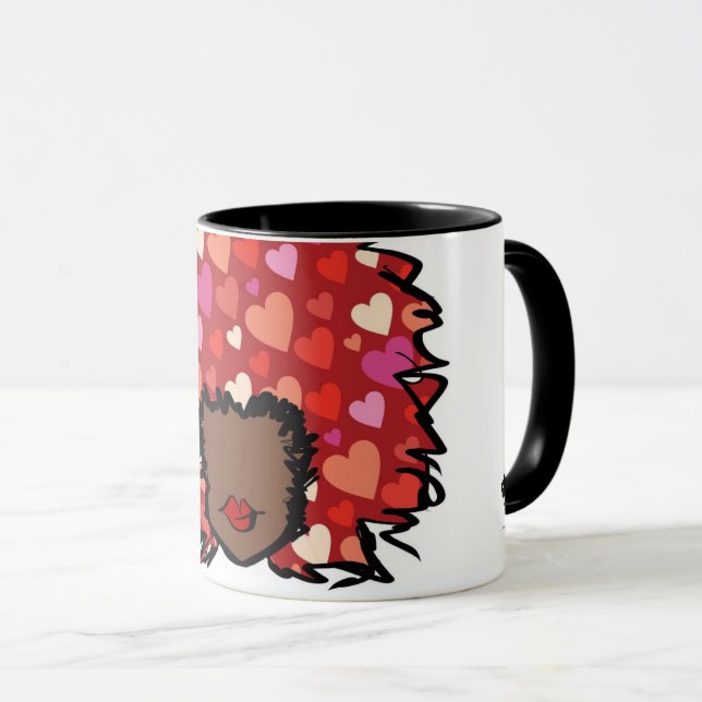Afro Heart Mugg (Framsida höger)