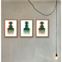 Afro Kam Konst Affisch Perfect Poster