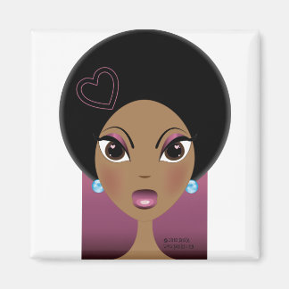 Afro Kärlek Magnet
