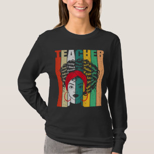 Afro Kärlek Melanin African American Black Tea T Shirt