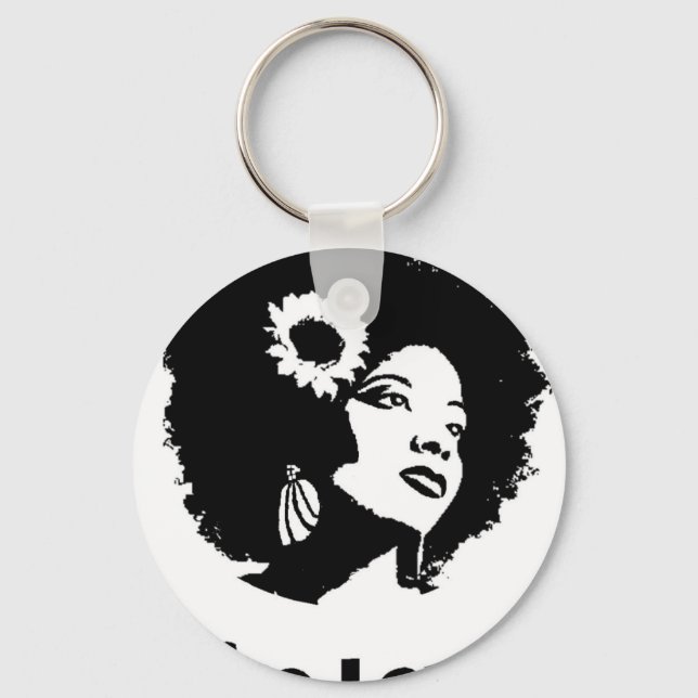 Afro Kärlek Nyckelring (Framsida)