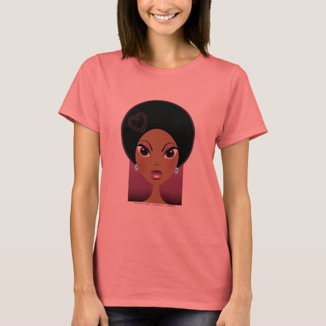 Afro Kärlek T-shirt (Framsida)