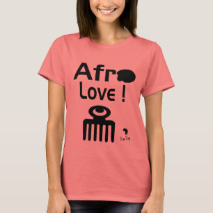 Afro- kärlek! T-skjorta T Shirt