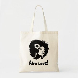 Afro- kärlek! tygkasse