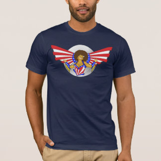 Afro- kärlekängelmanar tee shirt