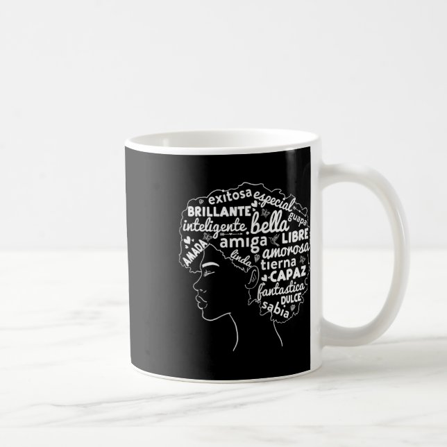 Afro Latina Pride Gift Afro-latino Black History M Kaffemugg (Höger)