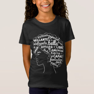 Afro Latina Pride Gift Afro-latino Black History M T Shirt
