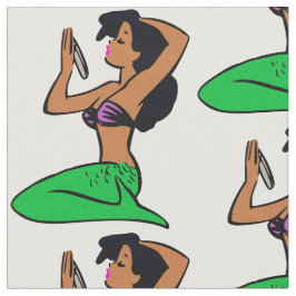 afro latina-sjöjungfru tyg