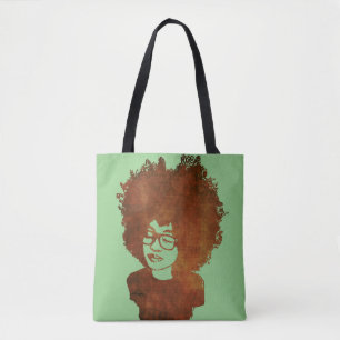 Afro Lycklig Tygkasse
