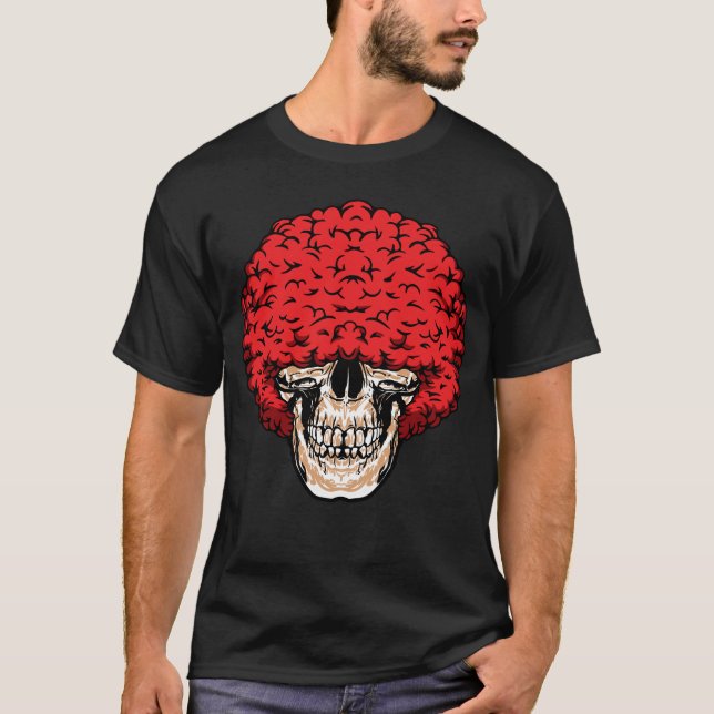 Afro-Man's Skull: Ovanligt rödhårs T Shirt (Framsida)