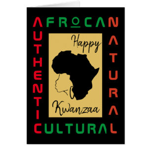 Afro Natural Black Hair Hälsningskort