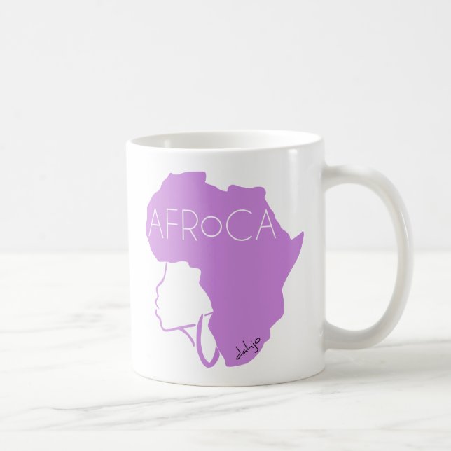 Afro Natural Black Hair Kaffemugg (Höger)