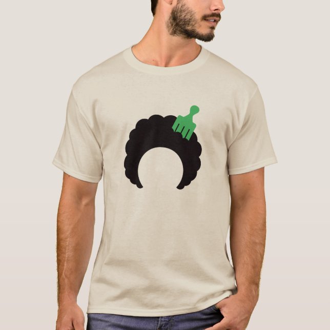 Afro- plocka t-shirt (Framsida)