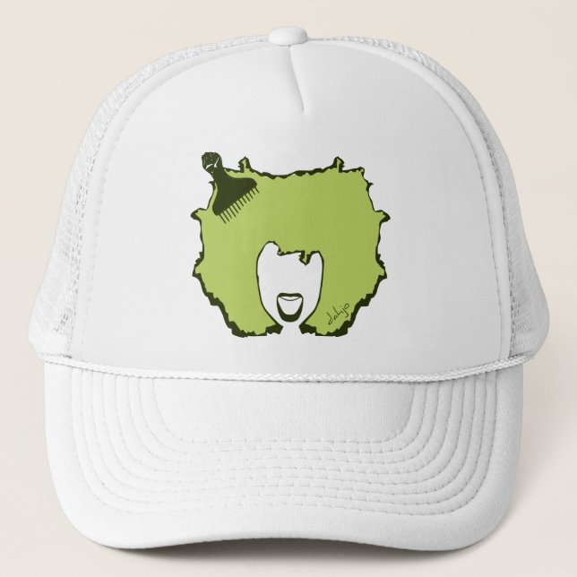 Afro Plocka Truckerkeps (Framsida)