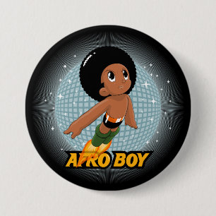 Afro- pojke knapp