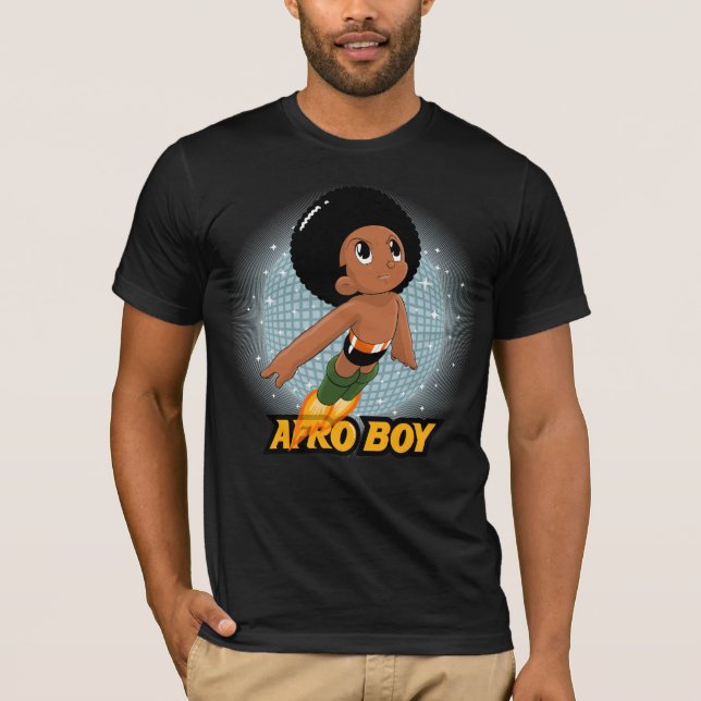 Afro- pojke tee shirt (Framsida)