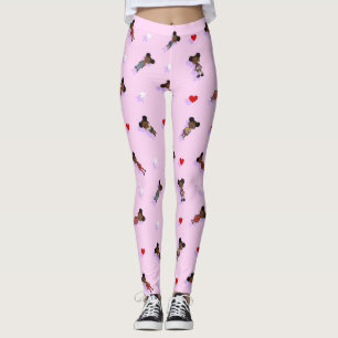 Afro Puff Leggings