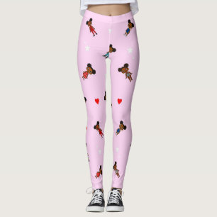 Afro Puff Leggings
