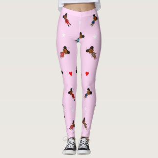 Afro Puff Leggings